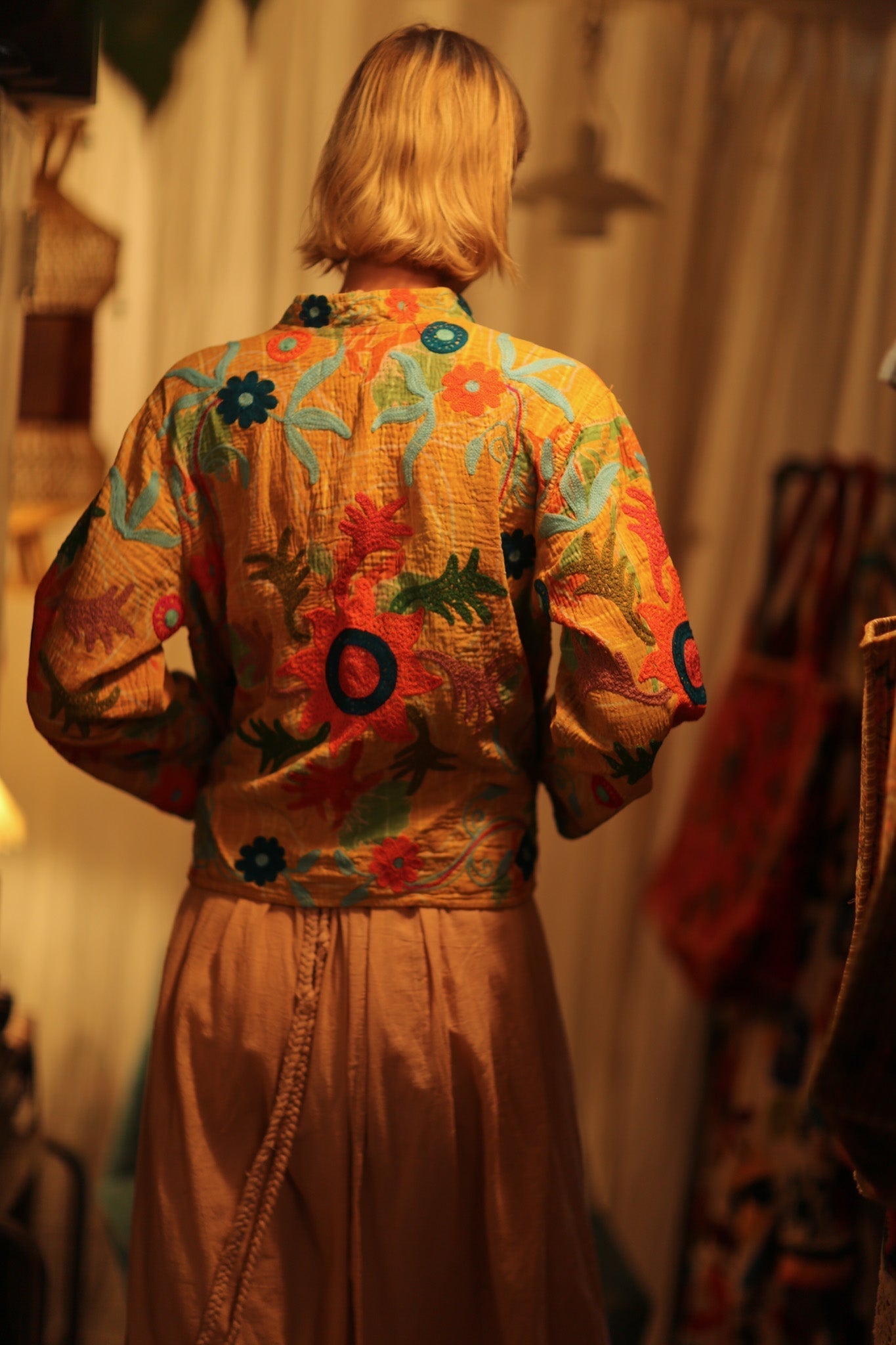 JACKET INGRID MICA EMBROIDERED - MOMO STUDIO BERLIN - Berlin Concept Store - sustainable & ethical fashion