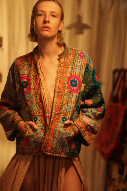 JACKET INGRID YONA EMBROIDERED - MOMO STUDIO BERLIN - Berlin Concept Store - sustainable & ethical fashion