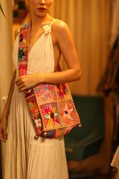 JAIDEE EMBROIDERED PATCHWORK BAG - MOMO STUDIO BERLIN - Berlin Concept Store - sustainable & ethical fashion