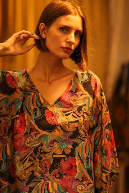 KAFTAN DRESS JEANNE - MOMO STUDIO BERLIN - Berlin Concept Store - sustainable & ethical fashion