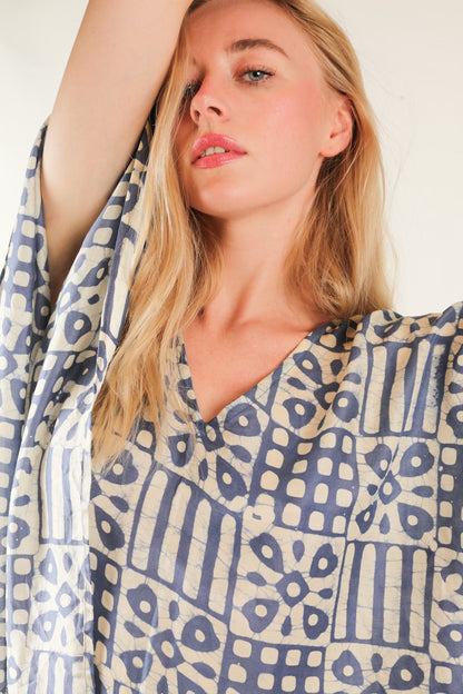 KAFTAN SILK DRESS SHAKTI - MOMO STUDIO BERLIN - Berlin Concept Store - sustainable & ethical fashion