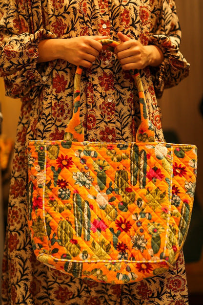 KALI VELVET BAG CACTUS ORANGE M - MOMO STUDIO BERLIN - Berlin Concept Store - sustainable & ethical fashion