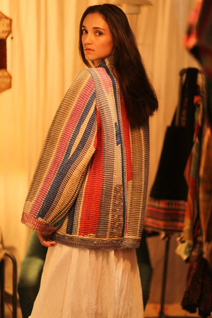 KANTHA ARTIST KIMONO LANA - MOMO STUDIO BERLIN - Berlin Concept Store - sustainable & ethical fashion