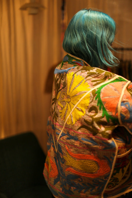KANTHA EMBROIDERED JACKET ELA - MOMO STUDIO BERLIN - Berlin Concept Store - sustainable & ethical fashion