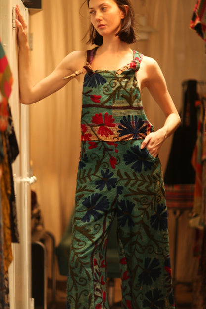 KANTHA EMBROIDERED JUMPSUIT ALEX - MOMO STUDIO BERLIN - Berlin Concept Store - sustainable & ethical fashion