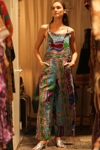 KANTHA EMBROIDERED JUMPSUIT FREYA - MOMO STUDIO BERLIN - Berlin Concept Store - sustainable & ethical fashion