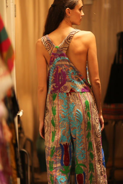 KANTHA EMBROIDERED JUMPSUIT FREYA - MOMO STUDIO BERLIN - Berlin Concept Store - sustainable & ethical fashion