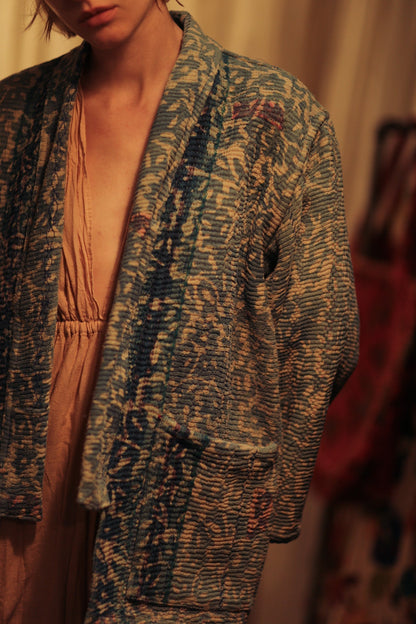 KANTHA EMBROIDERED KIMONO JACKET - MOMO STUDIO BERLIN - Berlin Concept Store - sustainable & ethical fashion