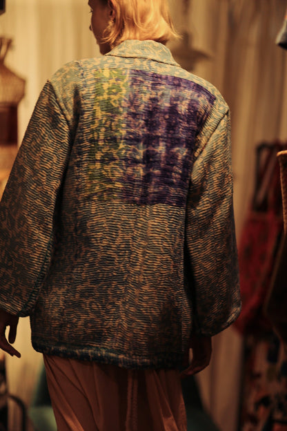 KANTHA EMBROIDERED KIMONO JACKET - MOMO STUDIO BERLIN - Berlin Concept Store - sustainable & ethical fashion