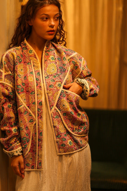 KANTHA JACKET BABY FLOWER - MOMO STUDIO BERLIN - Berlin Concept Store - sustainable & ethical fashion