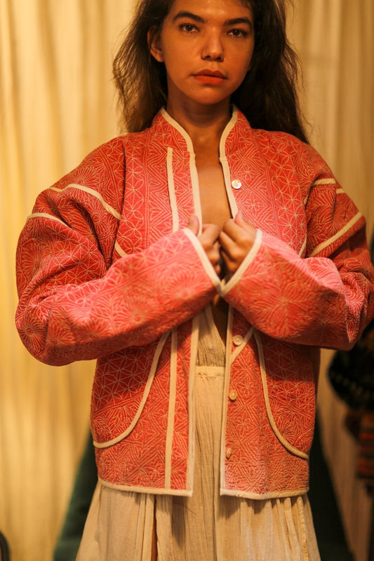 KANTHA JACKET PINK EDIT - MOMO STUDIO BERLIN - Berlin Concept Store - sustainable & ethical fashion