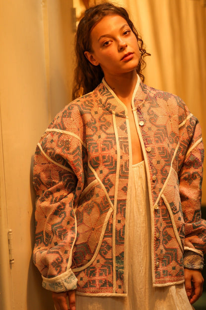 KANTHA JACKET PINK KANDA - MOMO STUDIO BERLIN - Berlin Concept Store - sustainable & ethical fashion