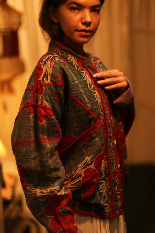 KANTHA JACKET TERRY - MOMO STUDIO BERLIN - Berlin Concept Store - sustainable & ethical fashion