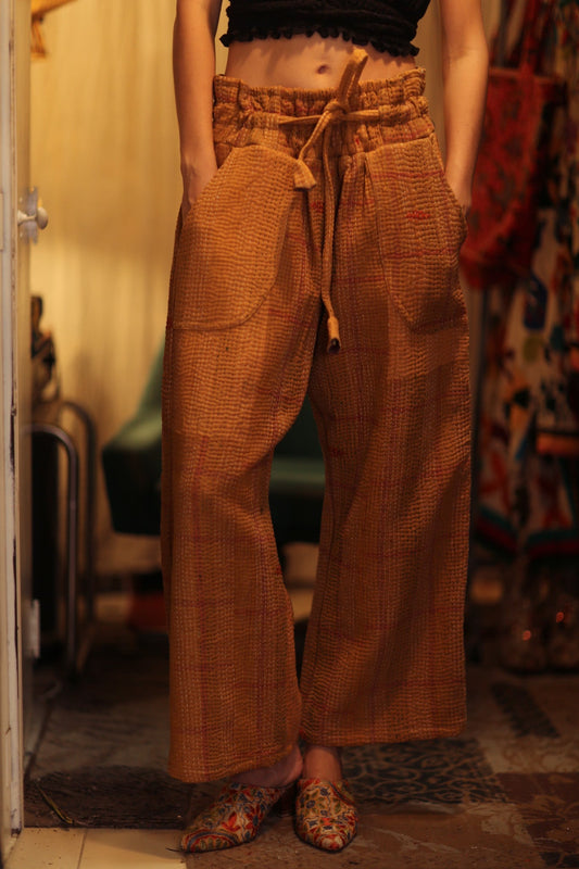 KANTHA PANTS LENA - MOMO STUDIO BERLIN - Berlin Concept Store - sustainable & ethical fashion