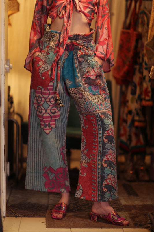KANTHA PANTS LENA - MOMO STUDIO BERLIN - Berlin Concept Store - sustainable & ethical fashion