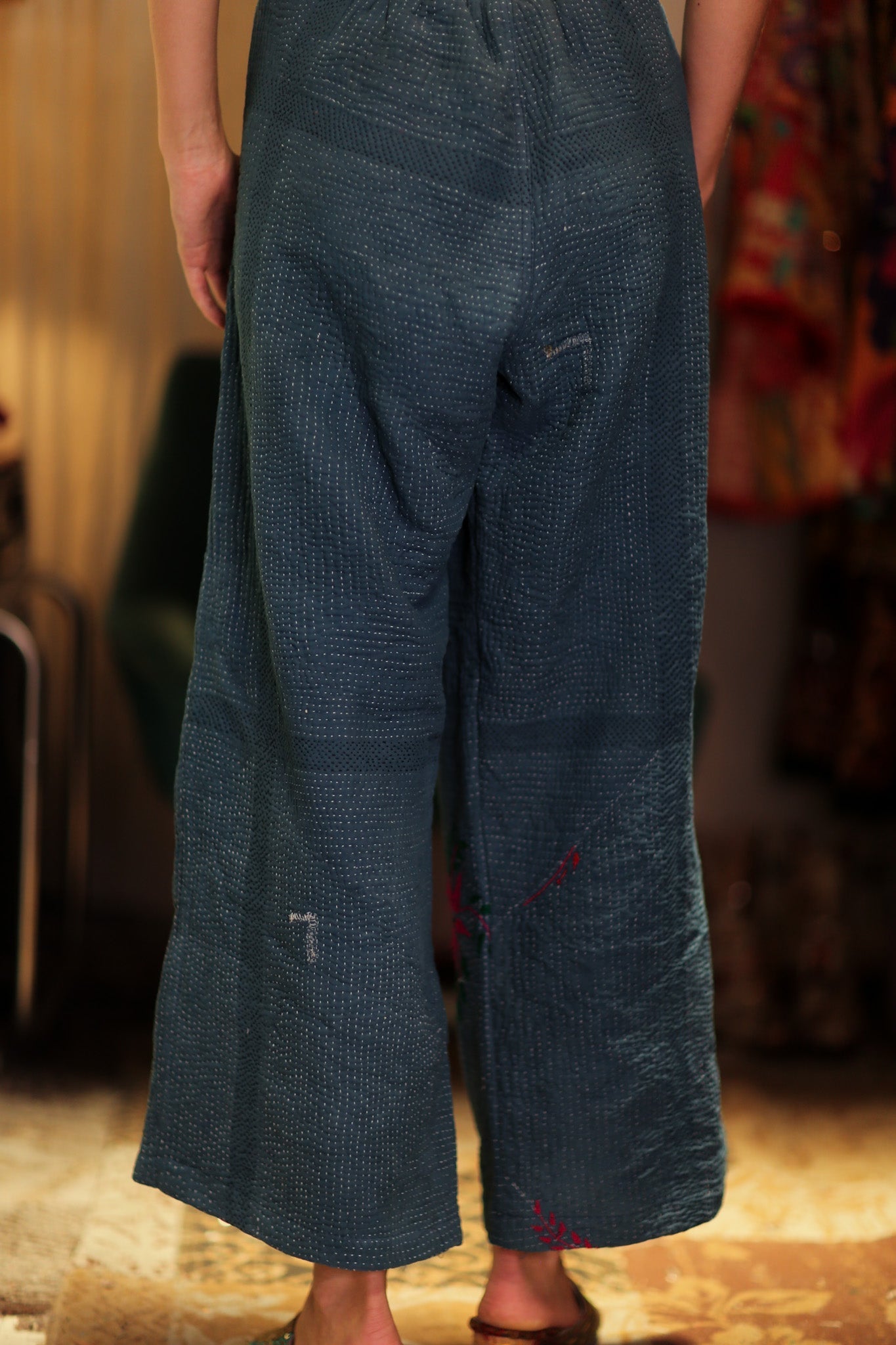 KANTHA TROUSERS LENA HARRODS - MOMO STUDIO BERLIN - Berlin Concept Store - sustainable & ethical fashion