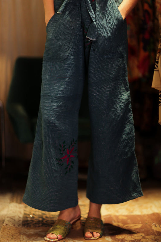 KANTHA TROUSERS LENA HARRODS - MOMO STUDIO BERLIN - Berlin Concept Store - sustainable & ethical fashion
