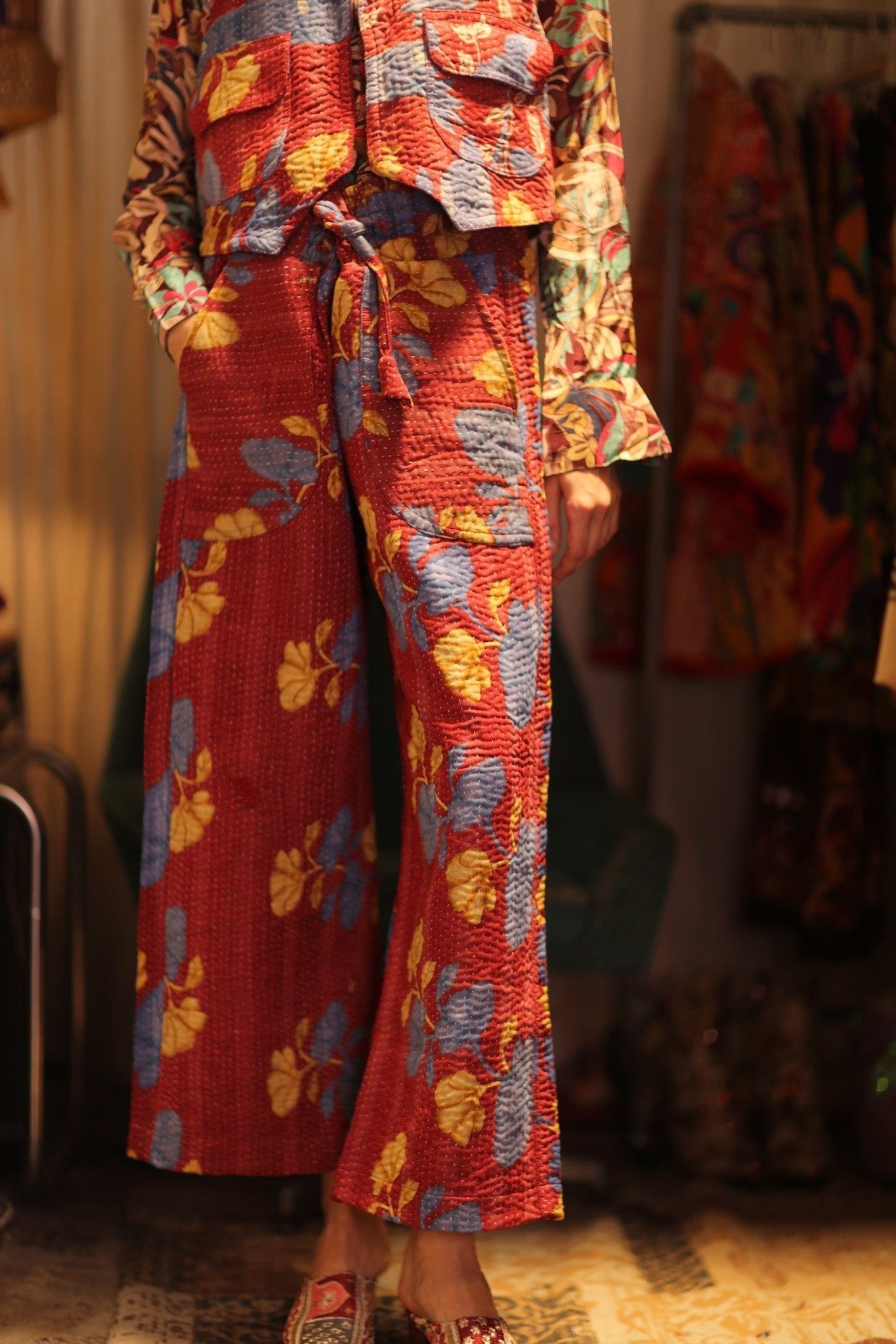 LENA KANTHA TROUSERS BERRIED - MOMO STUDIO BERLIN - Berlin Concept Store - sustainable & ethical fashion