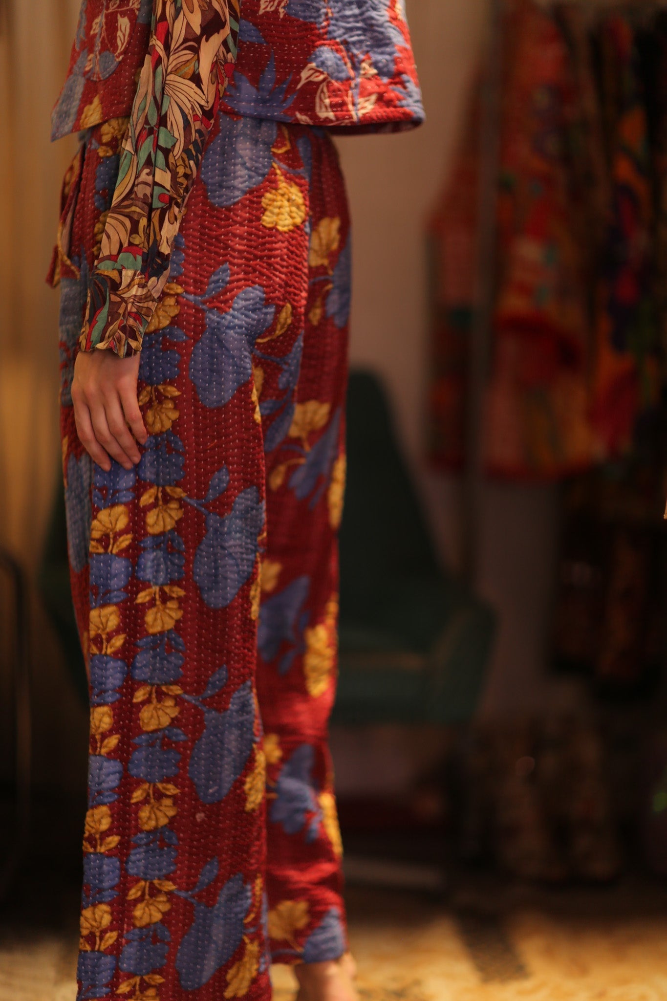 LENA KANTHA TROUSERS BERRIED - MOMO STUDIO BERLIN - Berlin Concept Store - sustainable & ethical fashion