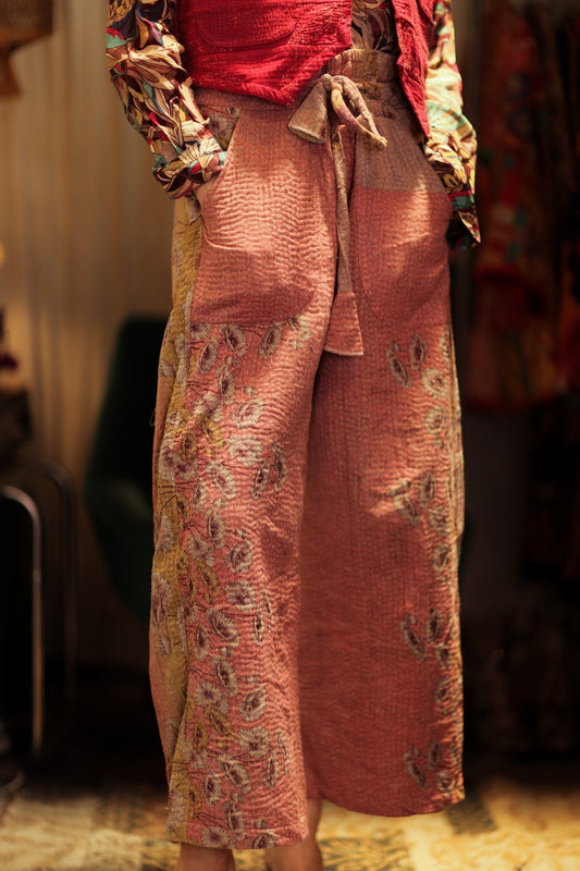 LENA KANTHA TROUSERS STRAWBERRY - MOMO STUDIO BERLIN - Berlin Concept Store - sustainable & ethical fashion