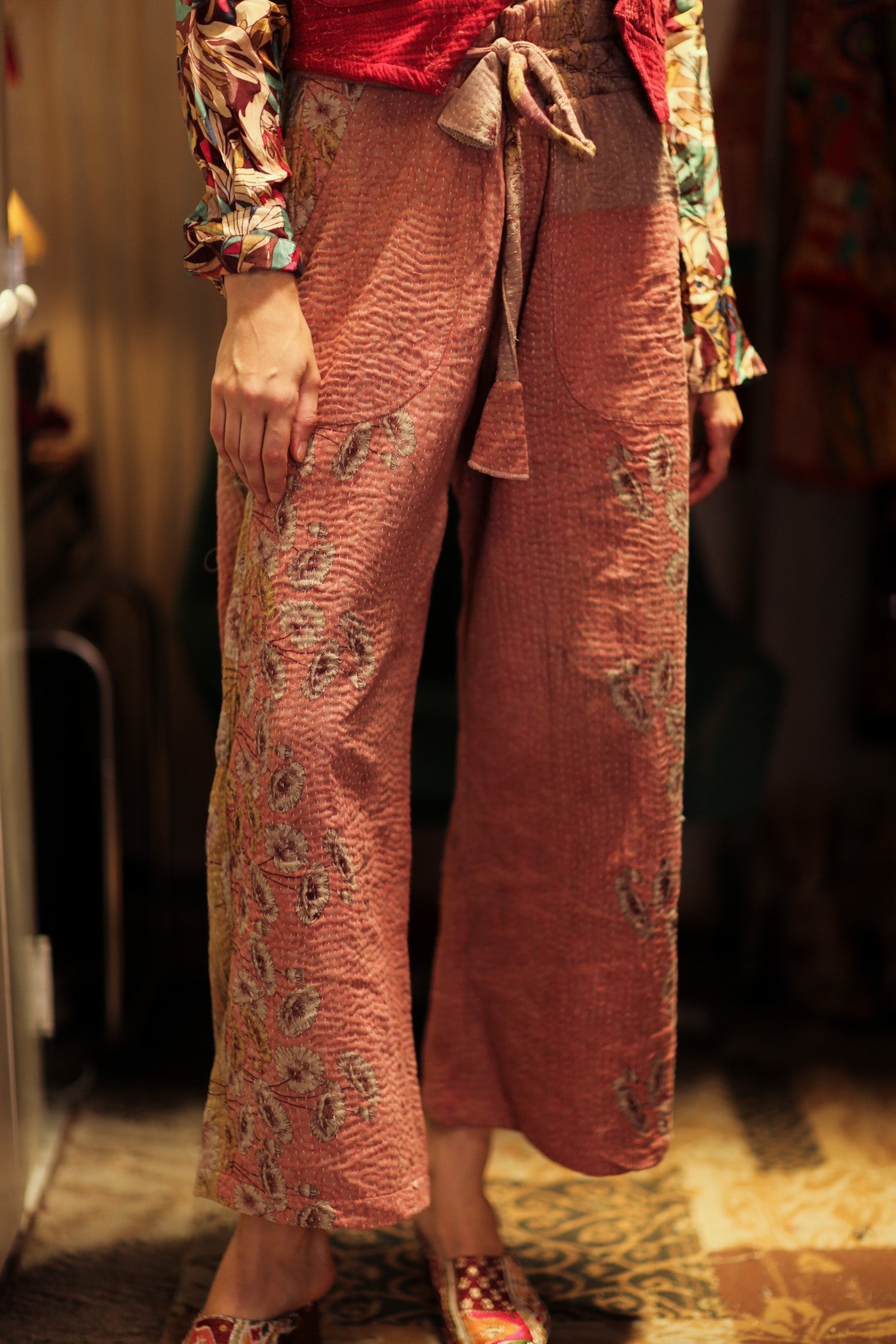 LENA KANTHA TROUSERS STRAWBERRY - MOMO STUDIO BERLIN - Berlin Concept Store - sustainable & ethical fashion