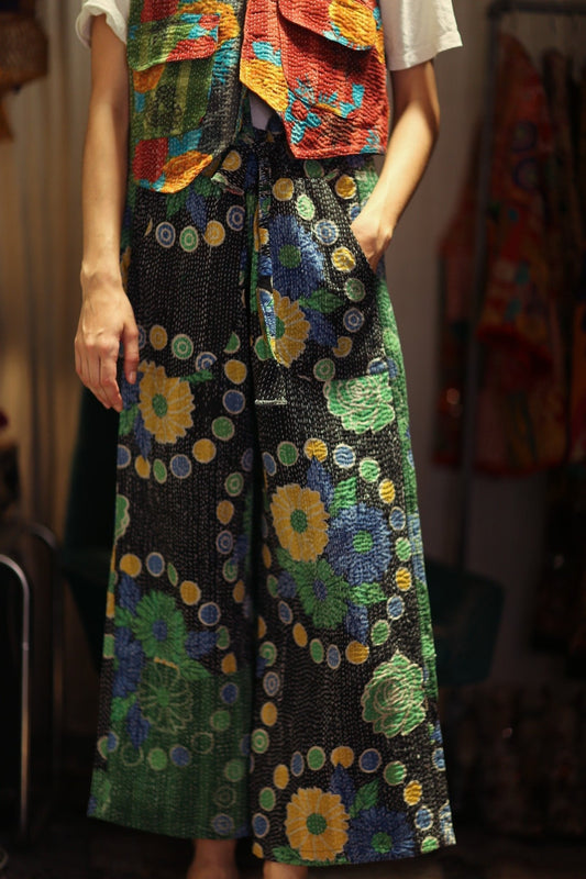 LENA KANTHA TROUSERS SUNFLOWER - MOMO STUDIO BERLIN - Berlin Concept Store - sustainable & ethical fashion