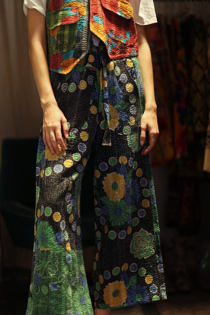 LENA KANTHA TROUSERS SUNFLOWER - MOMO STUDIO BERLIN - Berlin Concept Store - sustainable & ethical fashion
