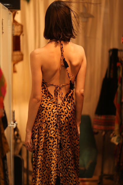 LEO PRINT DRESS HANNAH - MOMO STUDIO BERLIN - Berlin Concept Store - sustainable & ethical fashion