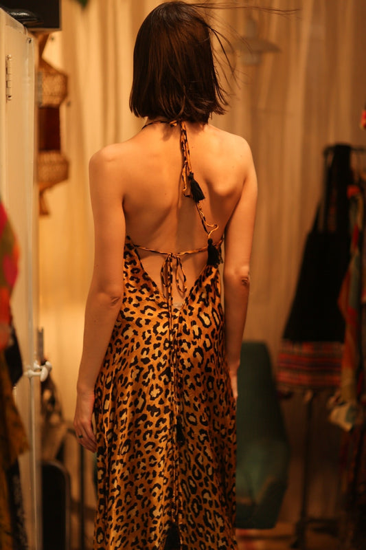 LEO PRINT DRESS HANNAH - MOMO STUDIO BERLIN - Berlin Concept Store - sustainable & ethical fashion
