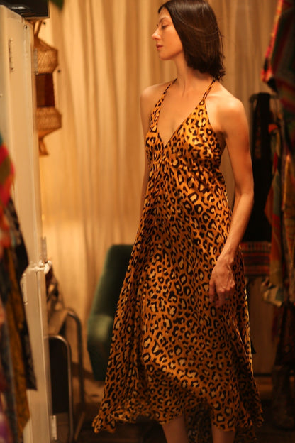 LEO PRINT DRESS HANNAH - MOMO STUDIO BERLIN - Berlin Concept Store - sustainable & ethical fashion
