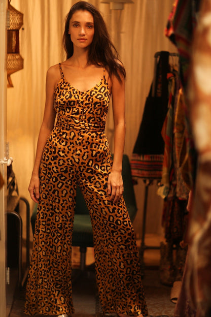 LEO PRINT SILK JUMPSUIT NEIS - MOMO STUDIO BERLIN - Berlin Concept Store - sustainable & ethical fashion
