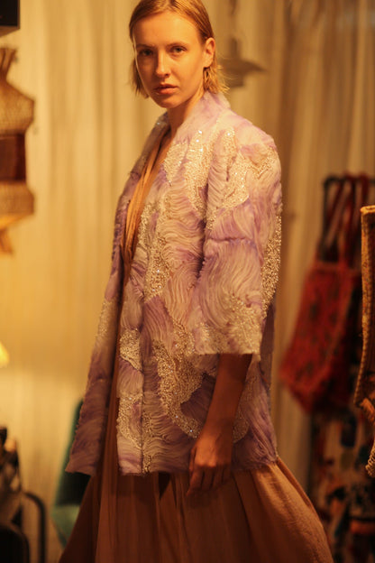 LILAL EMBROIDERED SEQUIN KIMONO OMANI - MOMO STUDIO BERLIN - Berlin Concept Store - sustainable & ethical fashion