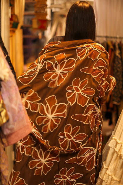 LINEN EMBROIDERED KIMONO MARIETTA - MOMO STUDIO BERLIN - Berlin Concept Store - sustainable & ethical fashion