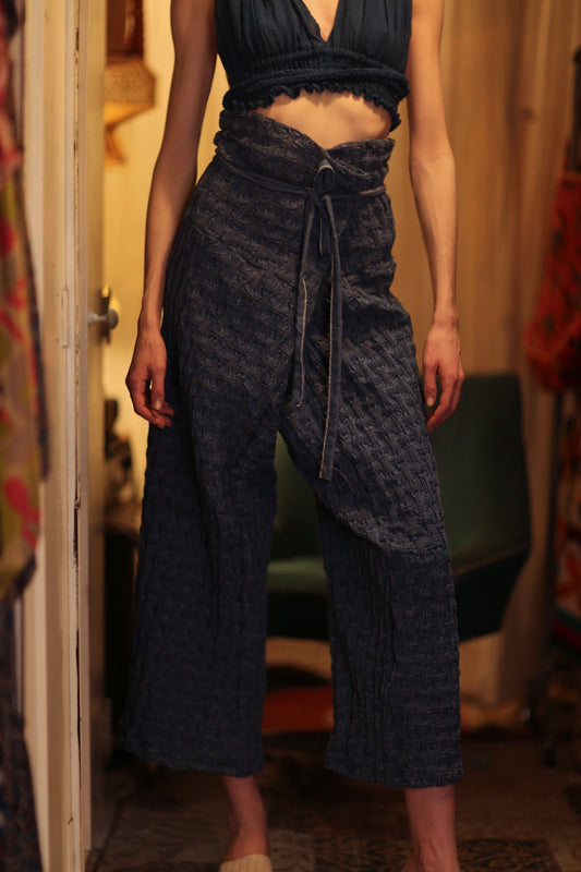 LUKE FISHERMAN TROUSERS DEEP BLUE - MOMO STUDIO BERLIN - Berlin Concept Store - sustainable & ethical fashion