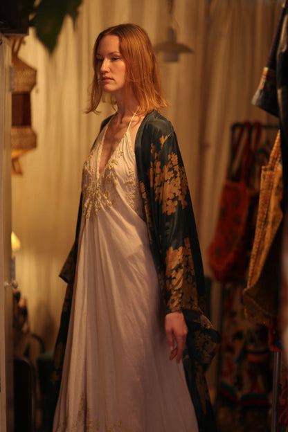 PINA SILK KIMONO GOLDEN BOUQUET - MOMO STUDIO BERLIN - Berlin Concept Store - sustainable & ethical fashion