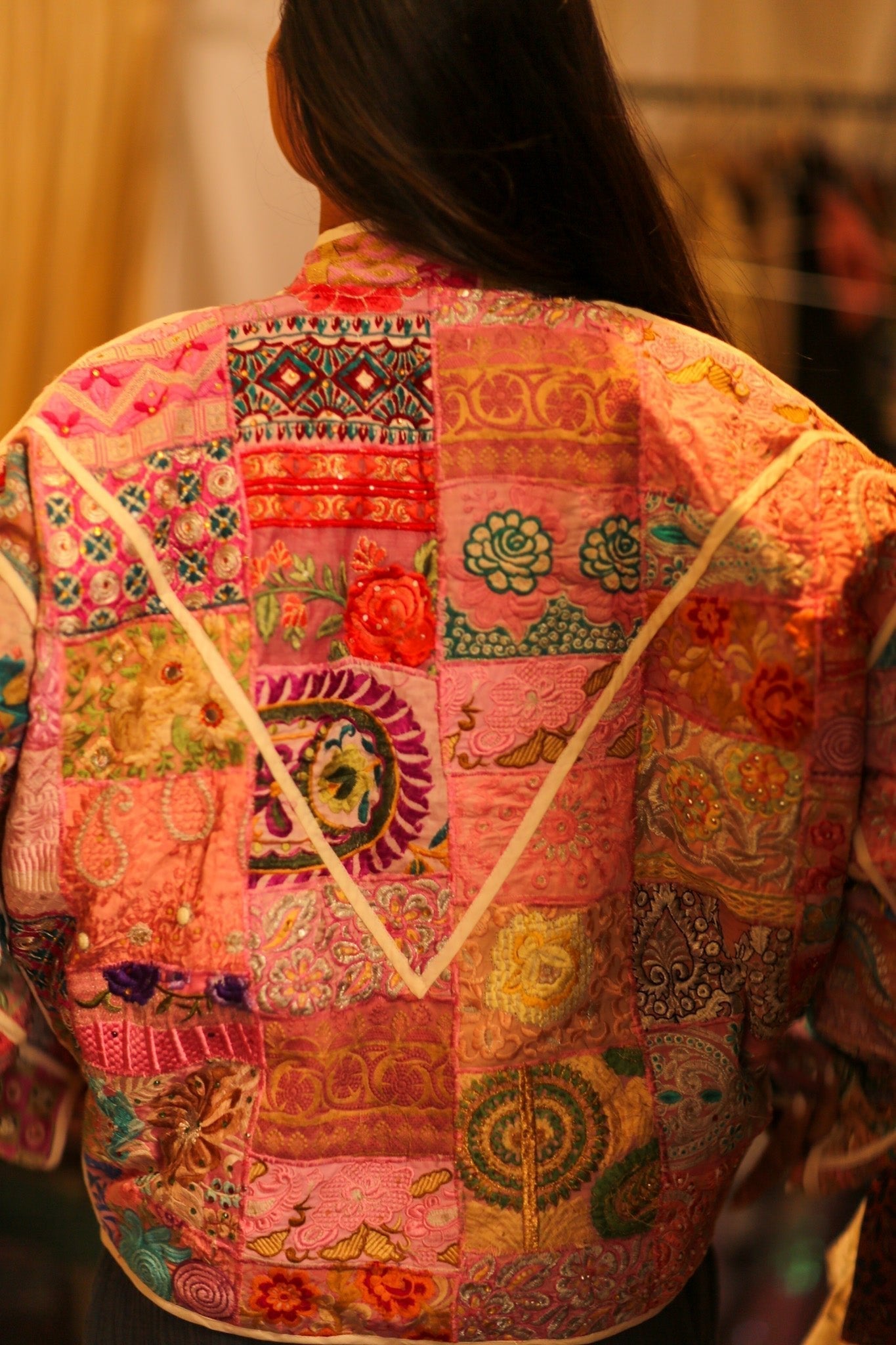 PINK PATCHWORK JACKET FRINA - MOMO STUDIO BERLIN - Berlin Concept Store - sustainable & ethical fashion
