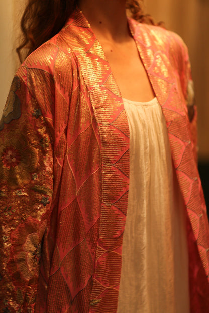 PINK SEQUIN KIMONO ARABELLA - MOMO STUDIO BERLIN - Berlin Concept Store - sustainable & ethical fashion