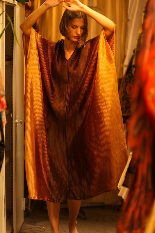 PLEATED SUNSET KAFTAN - MOMO STUDIO BERLIN - Berlin Concept Store - sustainable & ethical fashion