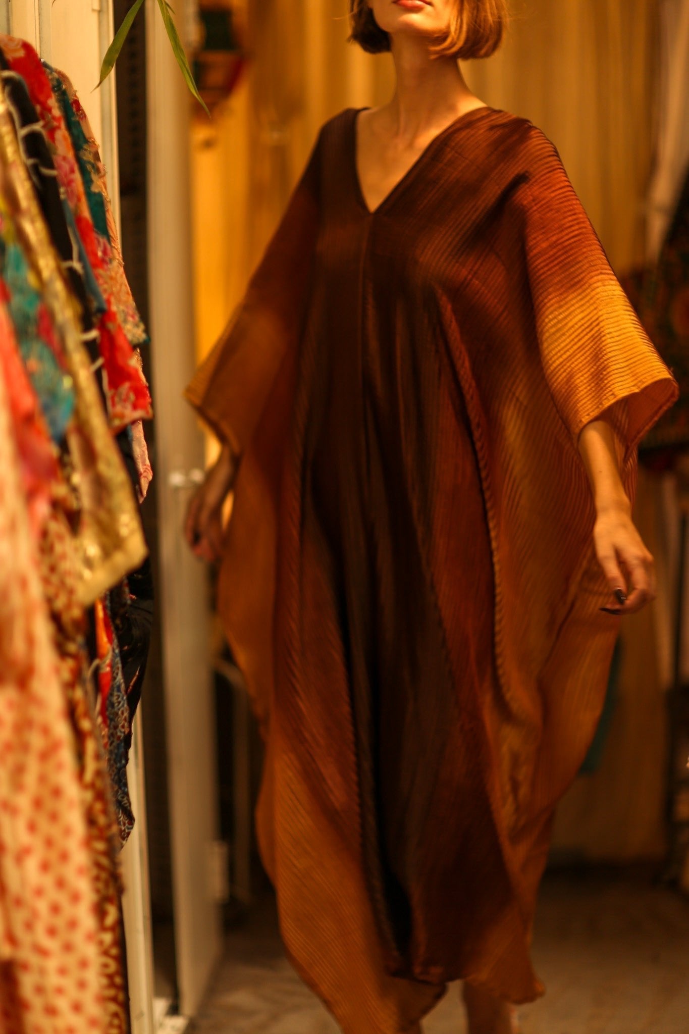PLEATED SUNSET KAFTAN - MOMO STUDIO BERLIN - Berlin Concept Store - sustainable & ethical fashion