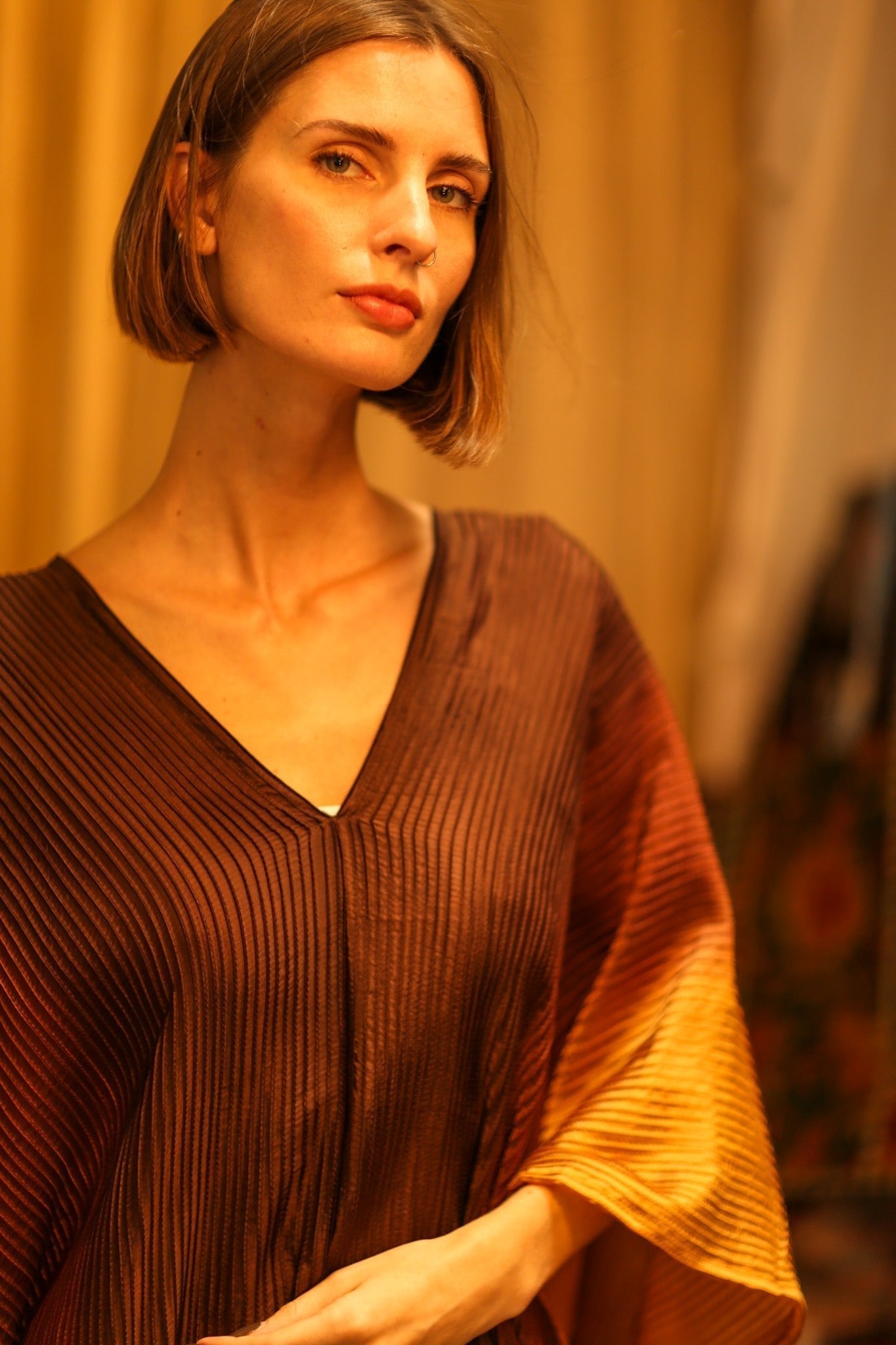 PLEATED SUNSET KAFTAN - MOMO STUDIO BERLIN - Berlin Concept Store - sustainable & ethical fashion