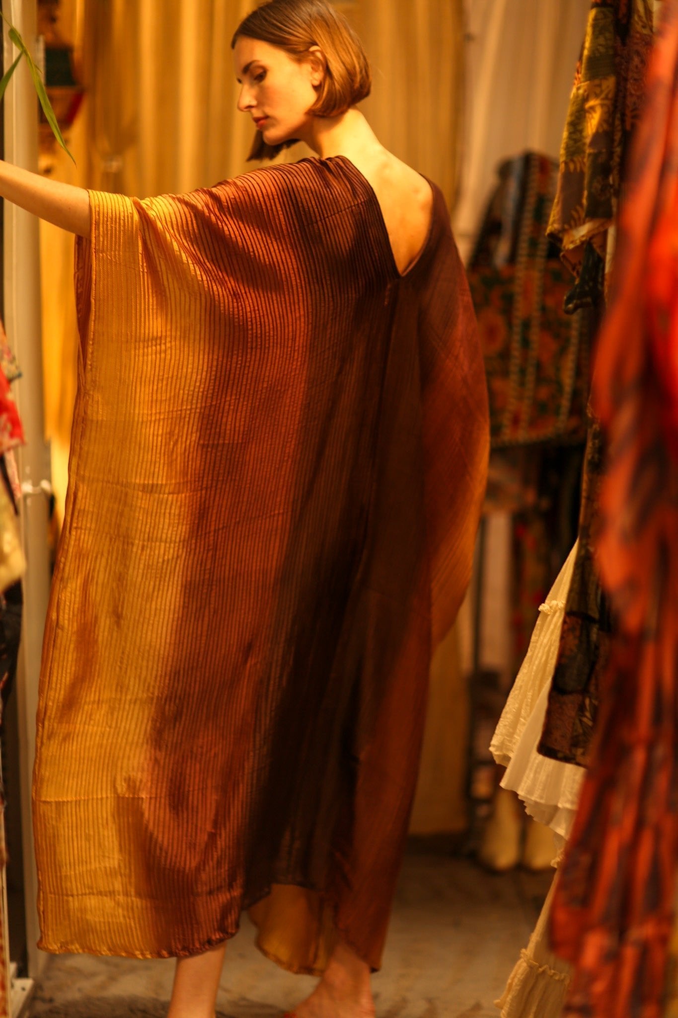 PLEATED SUNSET KAFTAN - MOMO STUDIO BERLIN - Berlin Concept Store - sustainable & ethical fashion