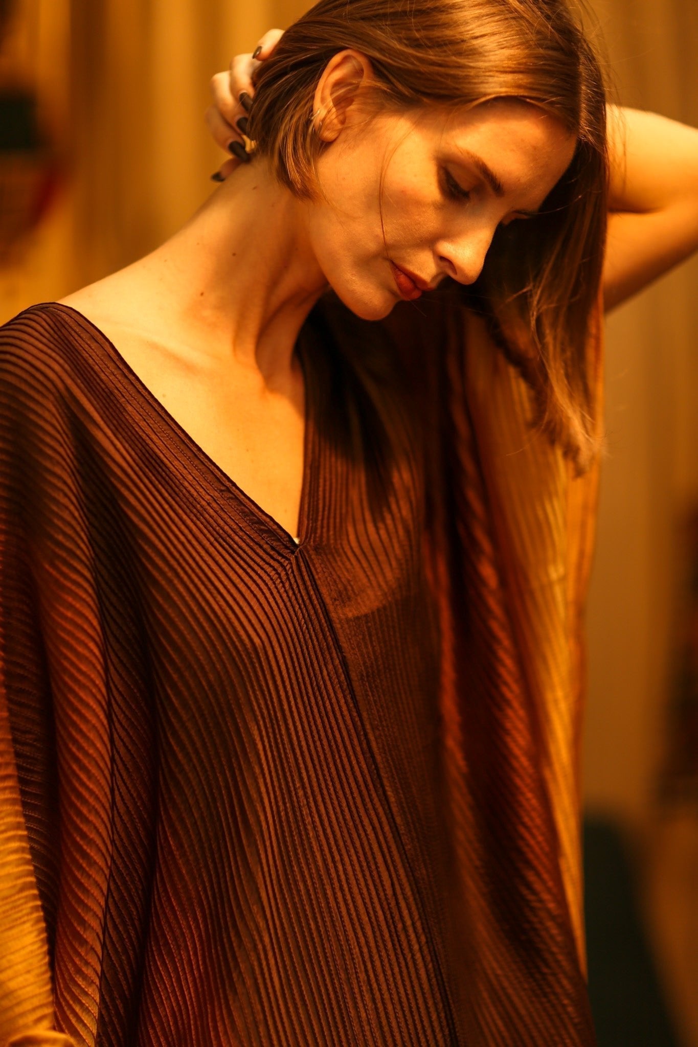 PLEATED SUNSET KAFTAN - MOMO STUDIO BERLIN - Berlin Concept Store - sustainable & ethical fashion