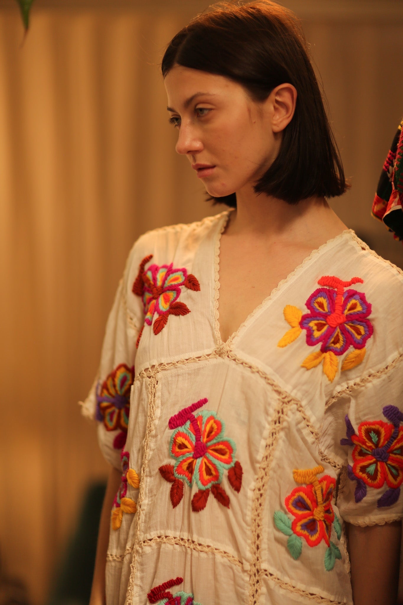 RAVEE EMBROIDERED COTTON DRESS - MOMO STUDIO BERLIN - Berlin Concept Store - sustainable & ethical fashion