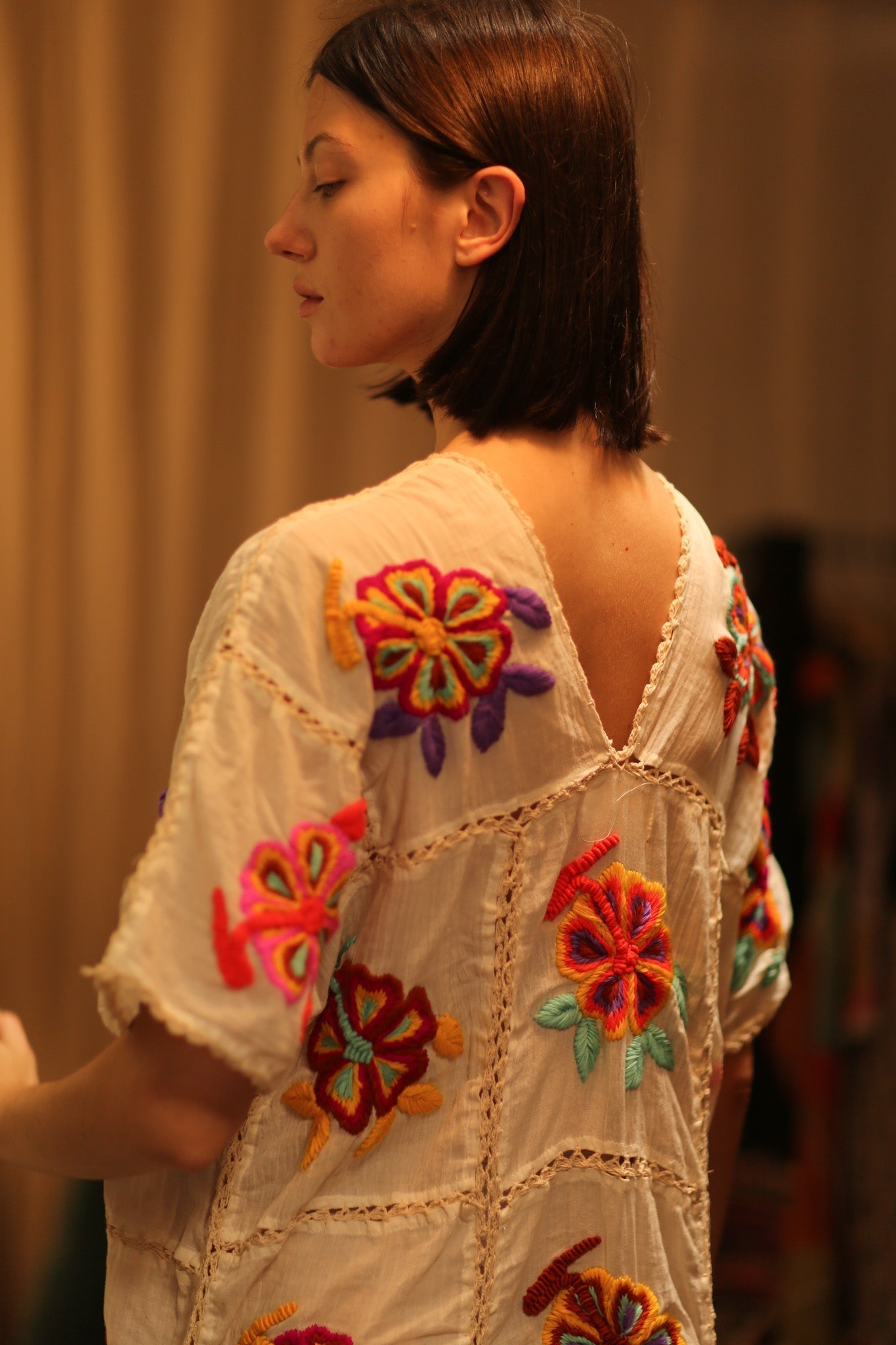 RAVEE EMBROIDERED COTTON DRESS - MOMO STUDIO BERLIN - Berlin Concept Store - sustainable & ethical fashion