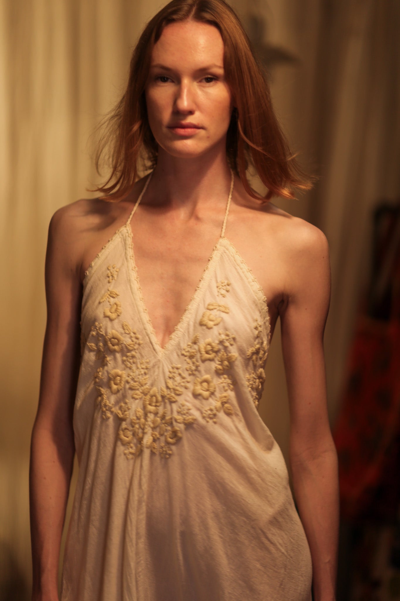 ROSE EMBROIDERED COTTON DRESS - MOMO STUDIO BERLIN - Berlin Concept Store - sustainable & ethical fashion