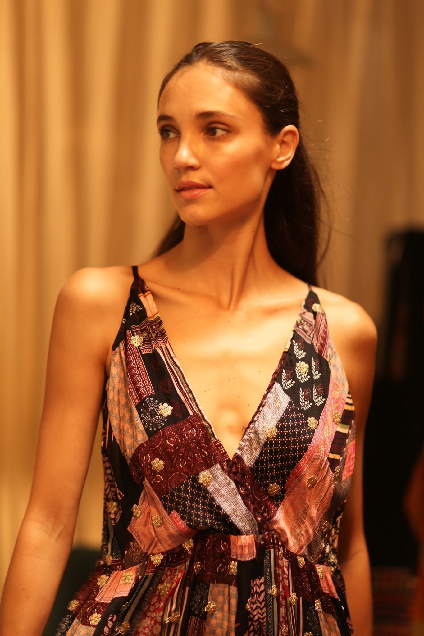 SILK DRESS LILY EMBROIDERED INDIA - MOMO STUDIO BERLIN - Berlin Concept Store - sustainable & ethical fashion