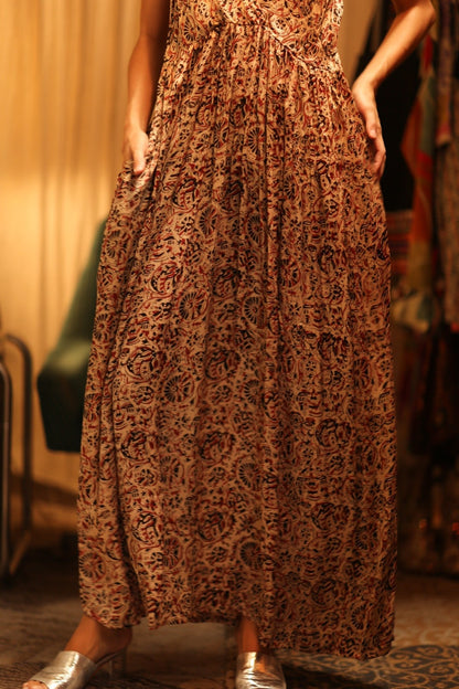 SILK DRESS LILY INDIAN SUMMER - MOMO STUDIO BERLIN - Berlin Concept Store - sustainable & ethical fashion