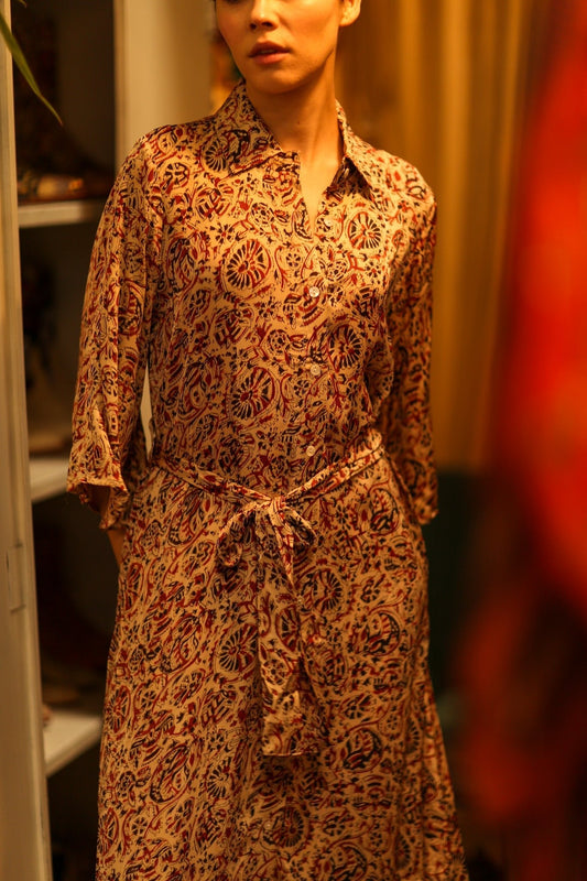 SILK DRESS NENNA - MOMO STUDIO BERLIN - Berlin Concept Store - sustainable & ethical fashion