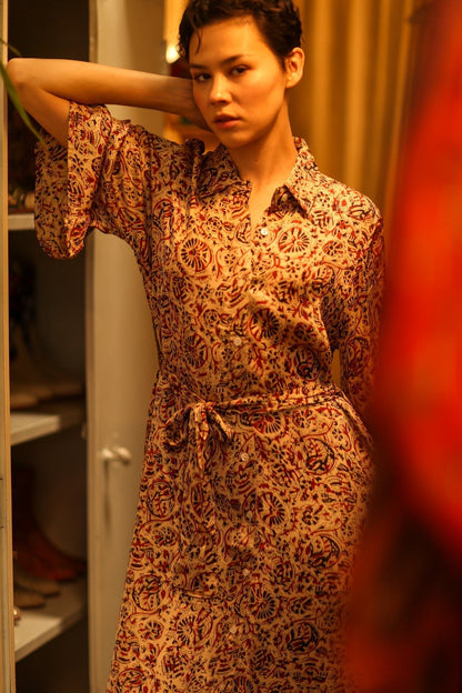 SILK DRESS NENNA - MOMO STUDIO BERLIN - Berlin Concept Store - sustainable & ethical fashion