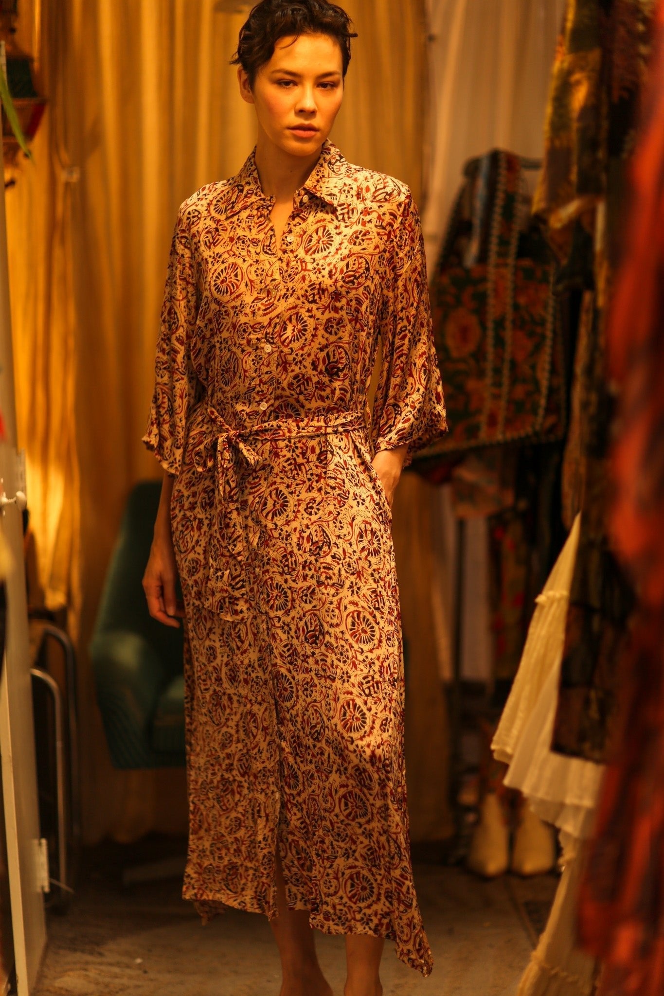 SILK DRESS NENNA - MOMO STUDIO BERLIN - Berlin Concept Store - sustainable & ethical fashion